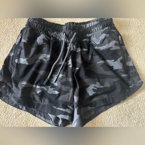 Athleta Girl Black Camo shorts